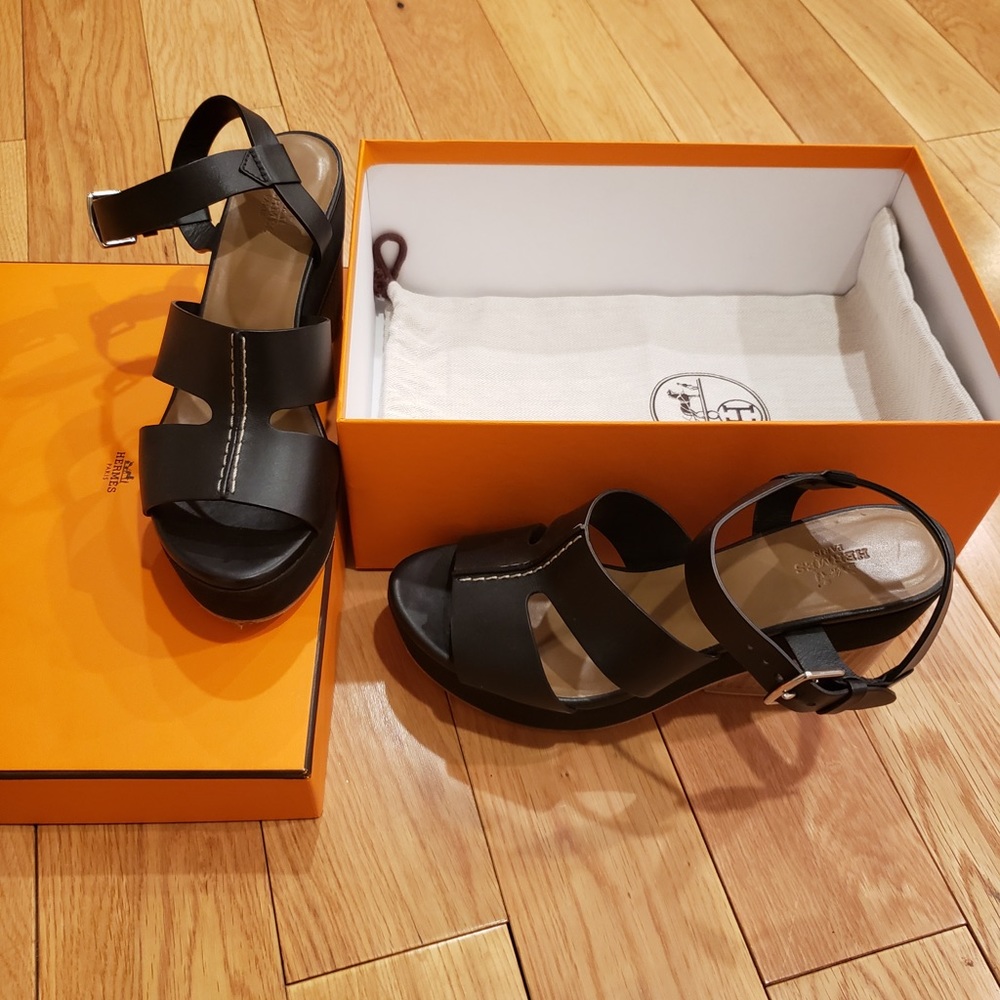 Hermès Platform Heels Rare!